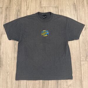 No Fear Dark Gray Logo T-Shirt Mens Large Casual Streetwear Y2K Skate Moto Style